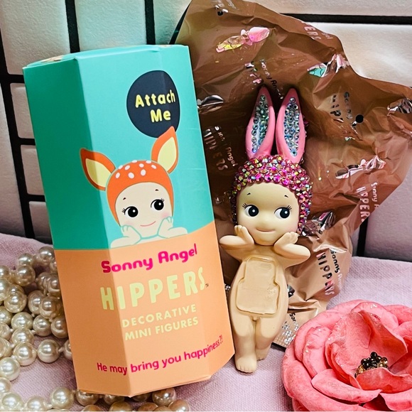 Cute Rabbit - Sonny Angel Hippers Decorative Mini Figure Kawaii With Crystals